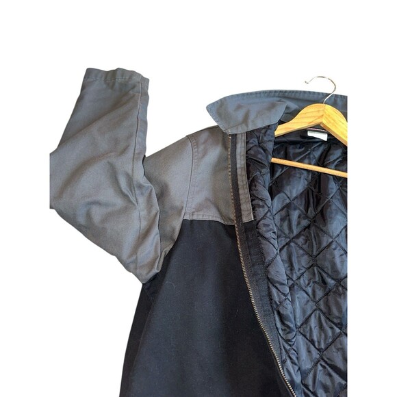 Dickies Work Jacket Mens XL Gray Workwear Mechanic Full Zip Canvas Utility 90s - Picture 10 of 16